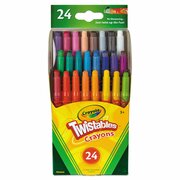 Crayola Crayon, Twistable, Assorted, PK24 529724